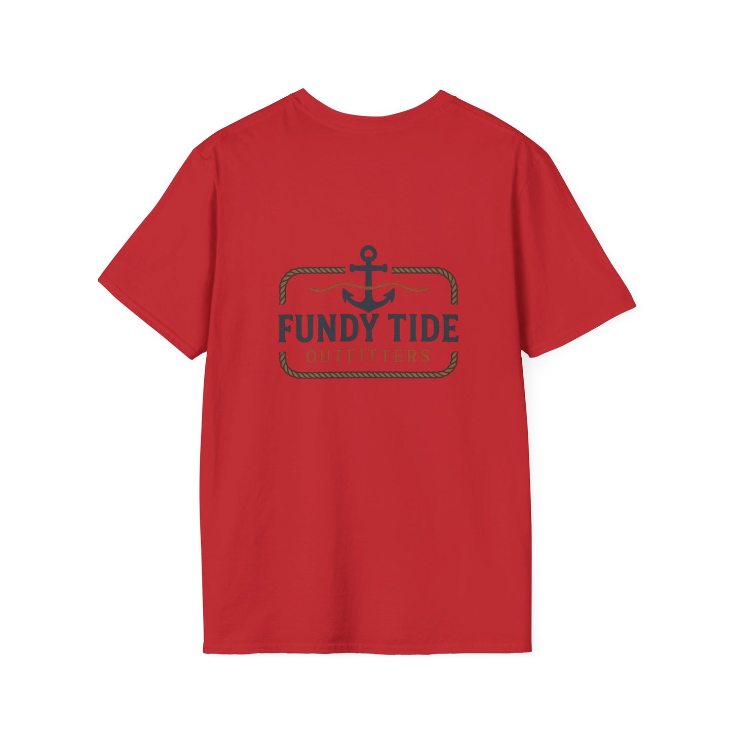 Fundy Tide Outfitters Unisex Softstyle T-Shirt - Nautical Graphic Tee for Ocean Lovers