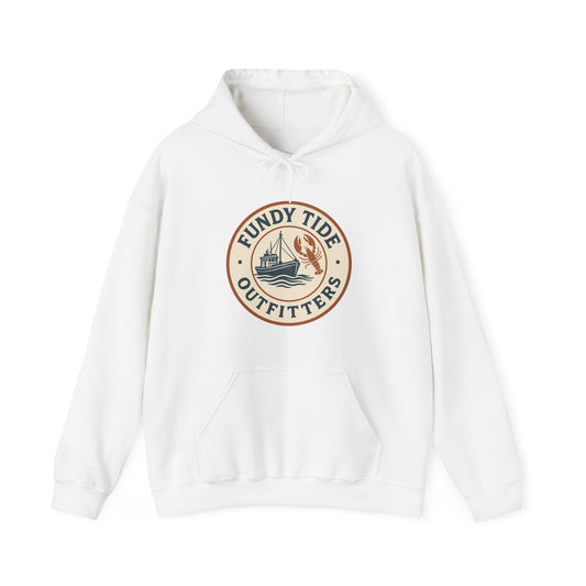 Fundy Tide Outfitters Unisex Hooded Sweatshirt - Cozy Nautical Style for Adventurers