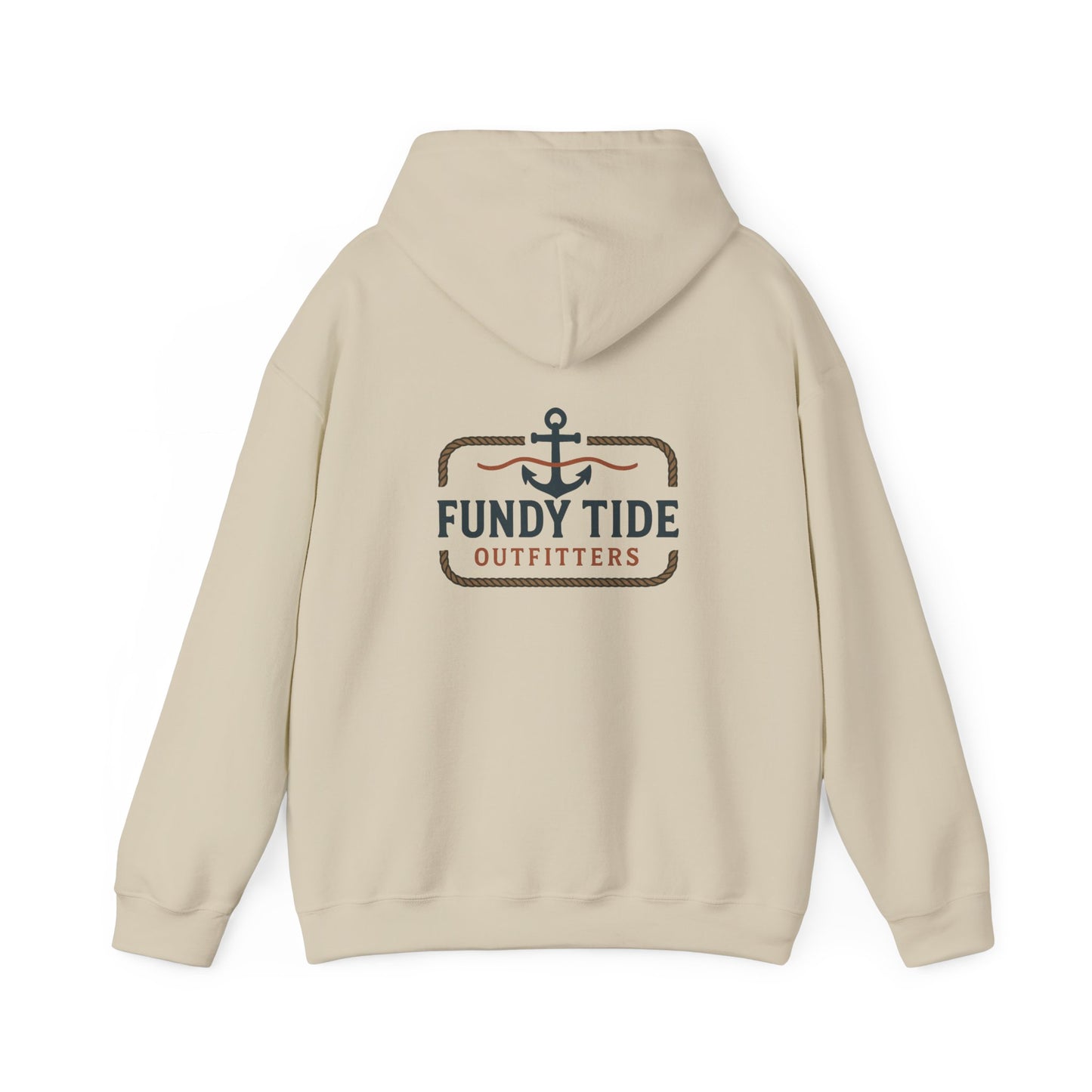 Fundy Tide Outfitters Unisex Hooded Sweatshirt - Cozy Nautical Style for Adventurers