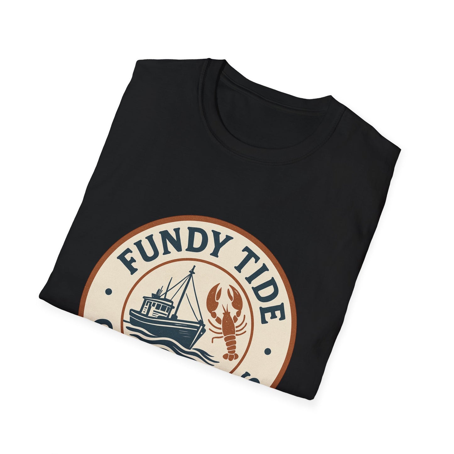 Fundy Tide Outfitters Unisex Softstyle T-Shirt - Nautical Graphic Tee for Ocean Lovers