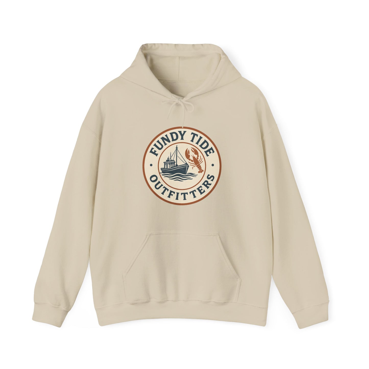 Fundy Tide Outfitters Unisex Hooded Sweatshirt - Cozy Nautical Style for Adventurers
