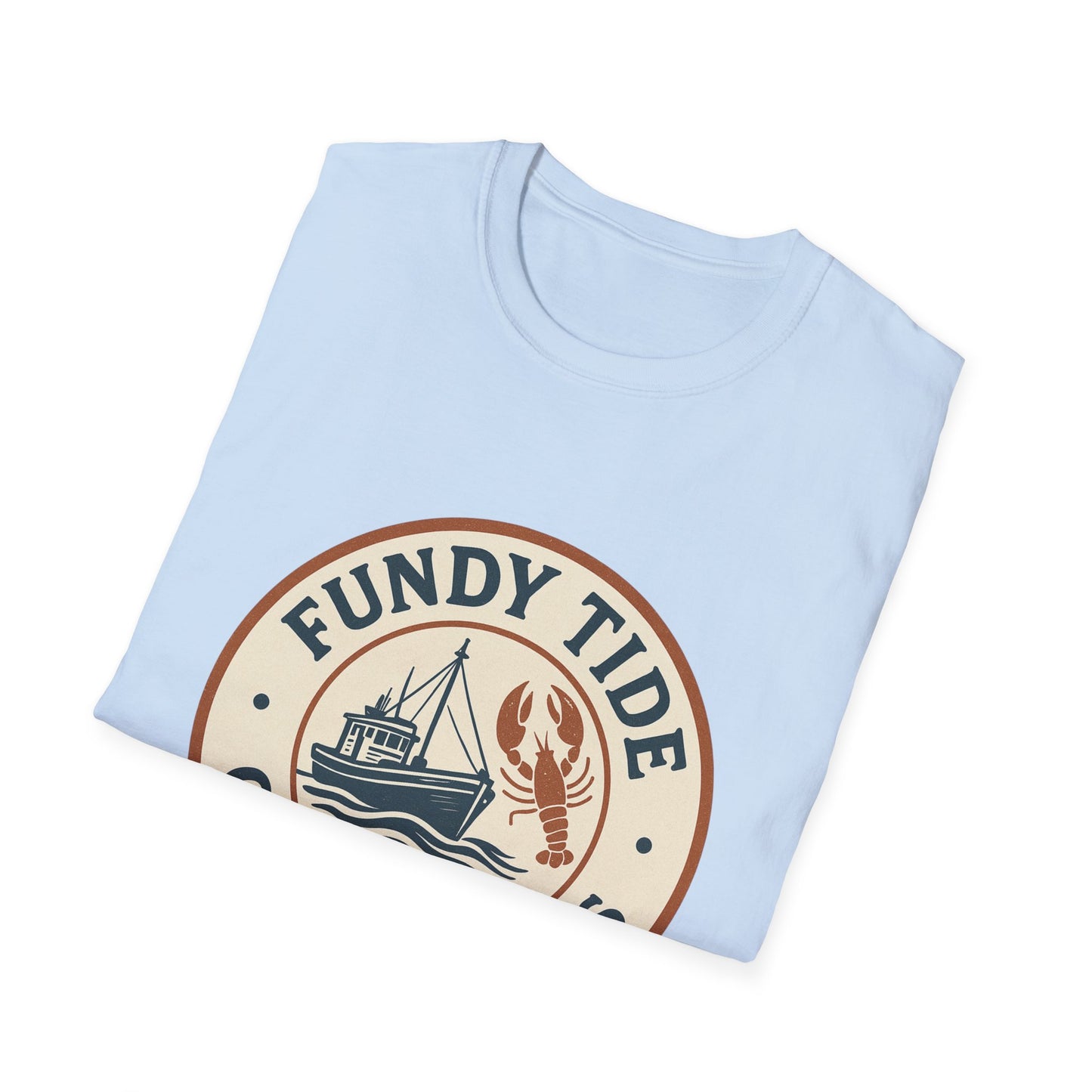 Fundy Tide Outfitters Unisex Softstyle T-Shirt - Nautical Graphic Tee for Ocean Lovers