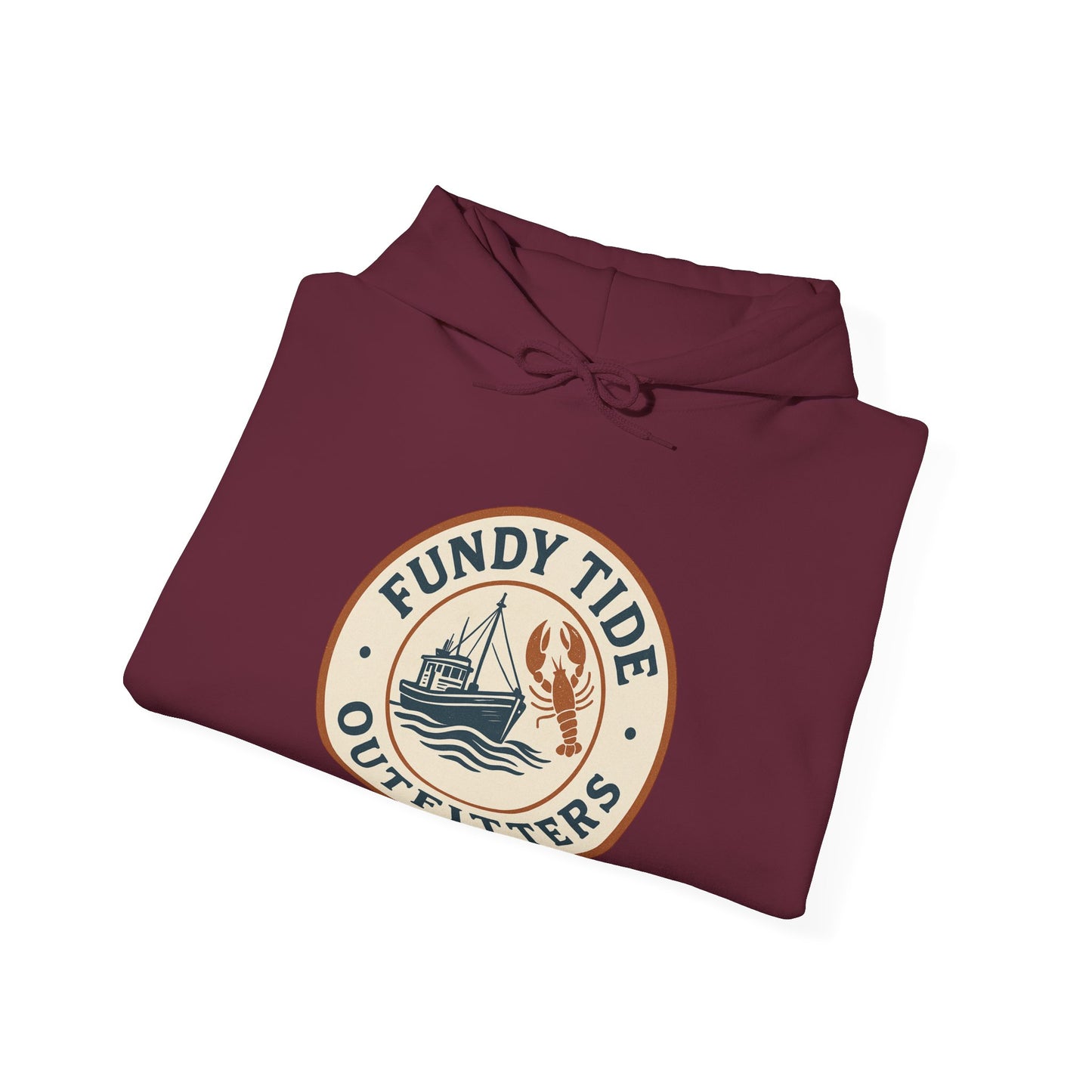 Fundy Tide Outfitters Unisex Hooded Sweatshirt - Cozy Nautical Style for Adventurers