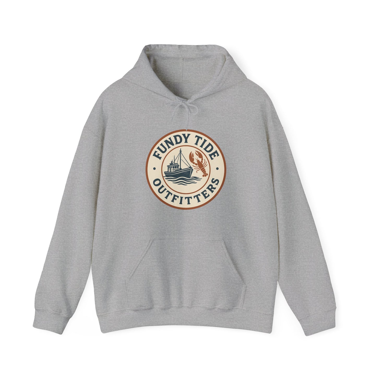 Fundy Tide Outfitters Unisex Hooded Sweatshirt - Cozy Nautical Style for Adventurers