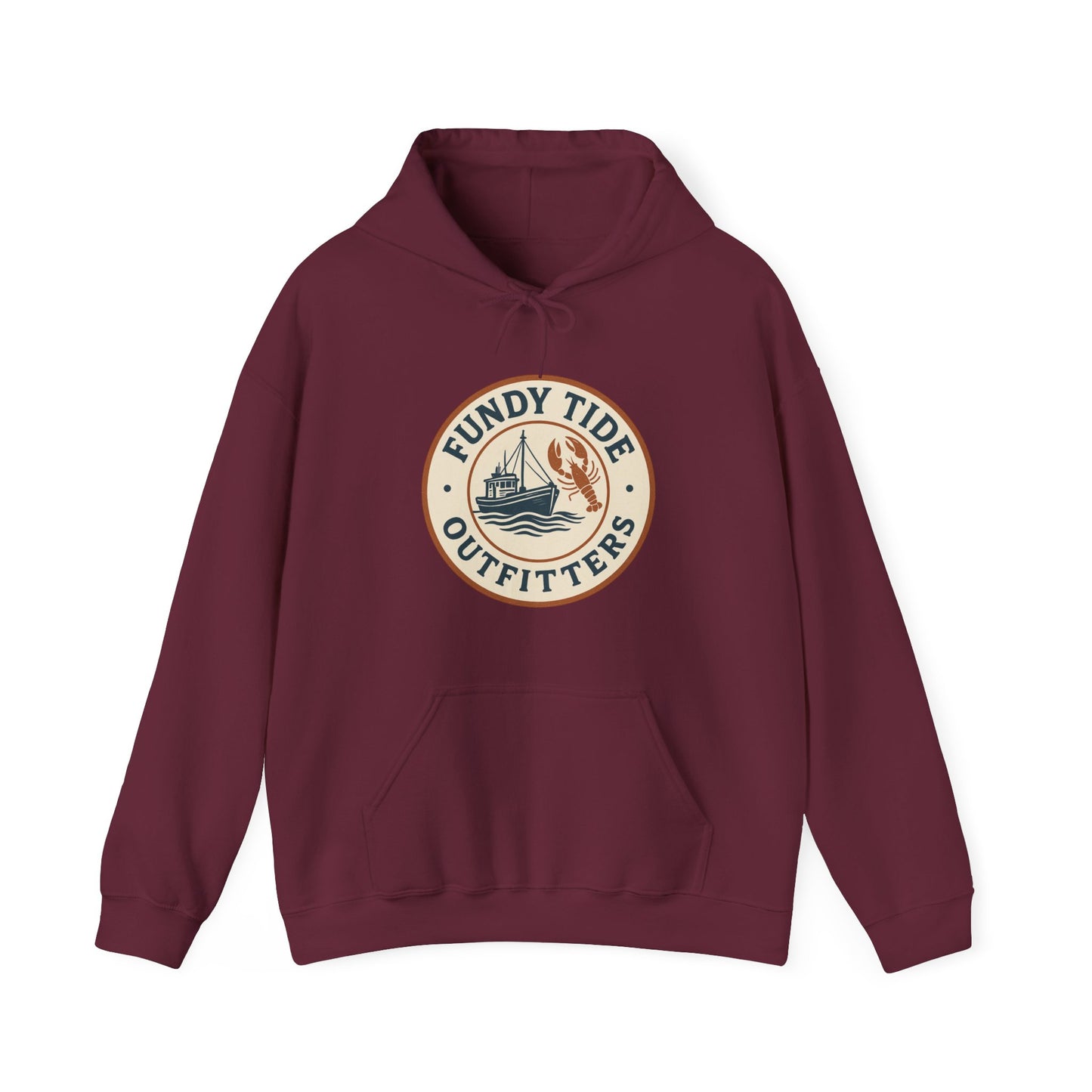 Fundy Tide Outfitters Unisex Hooded Sweatshirt - Cozy Nautical Style for Adventurers